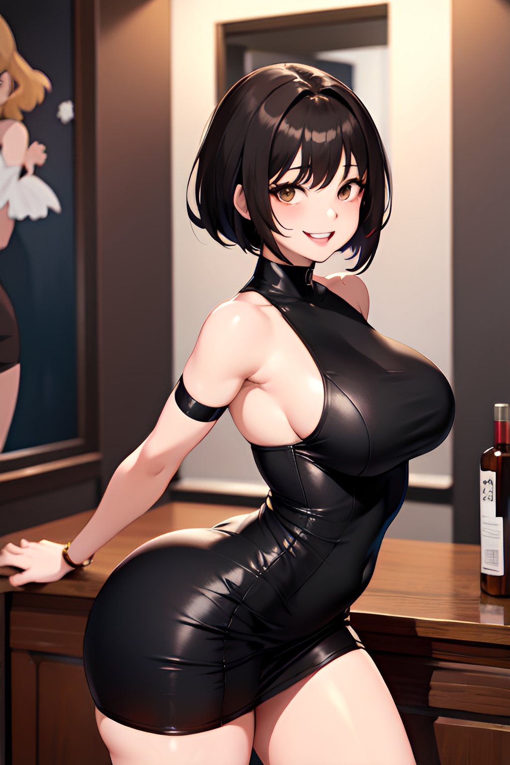 mischievous big booty girl