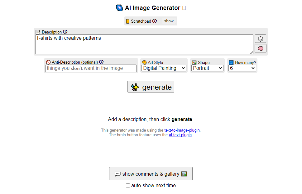 Perchance AI Image Generator