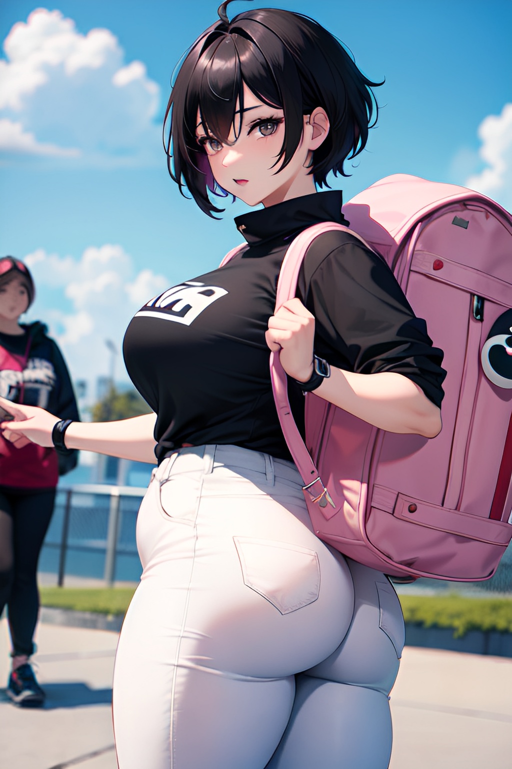 lively big booty girl