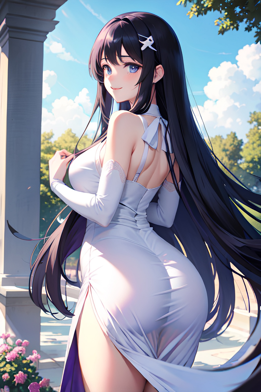 serene big booty girl