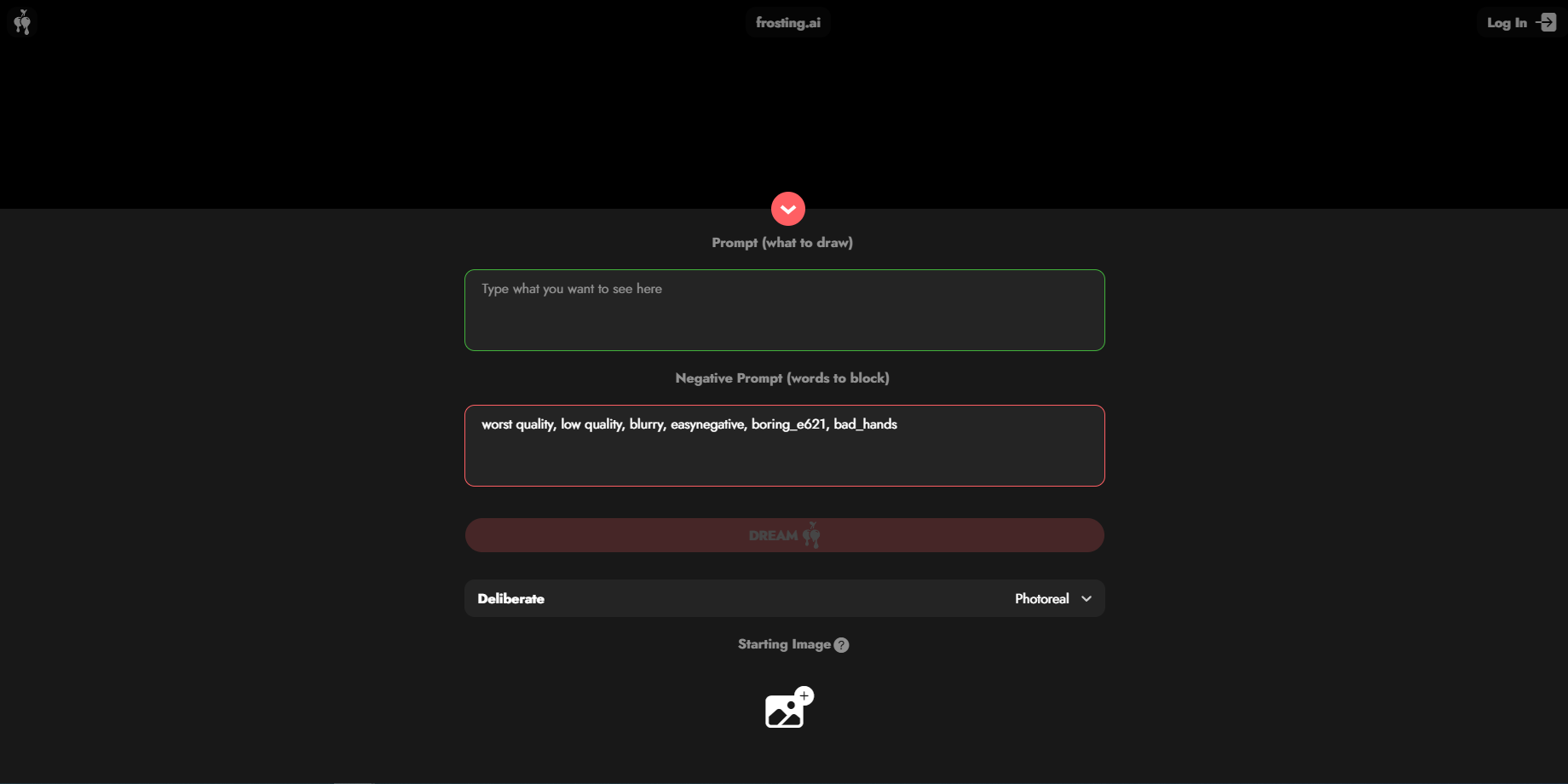 Frosting AI UI