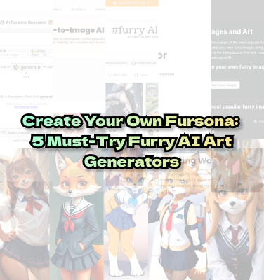 Create Your Own Fursona: 5 Must-Try Furry AI Art Generators