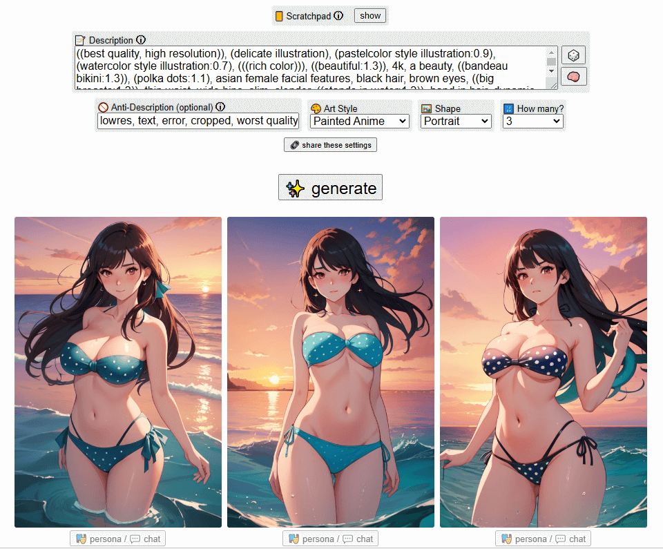 Perchance AI Anime Generator